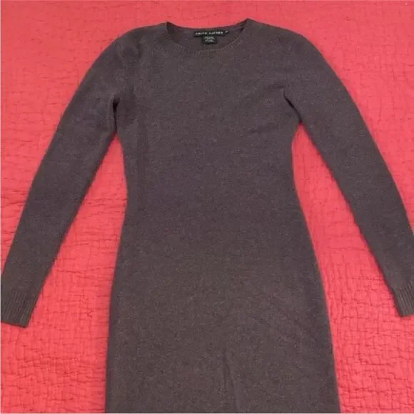 Ralph Lauren blue label Lavender Long Sleeve sweater Dress, XS - Picture 3 of 7